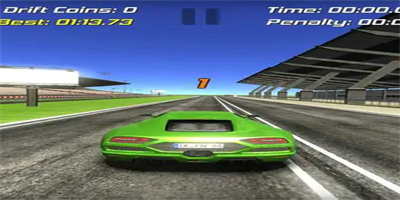 模拟驾驶比赛的竞速游戏